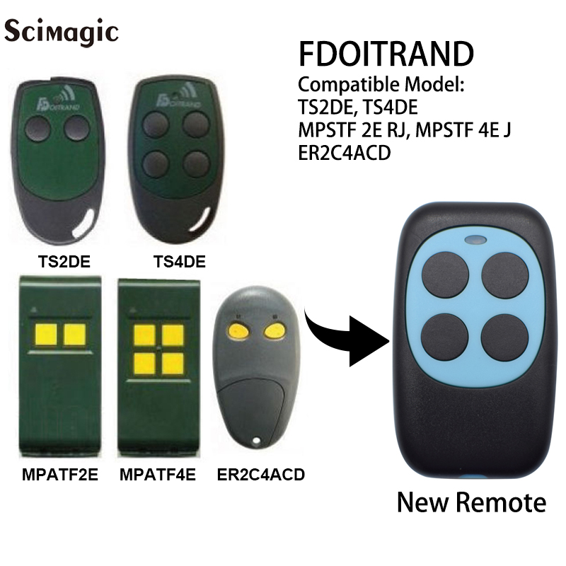 Smart Garage Door Opener - Telecomando compatibile Fdoitrand 433 MHz hearty