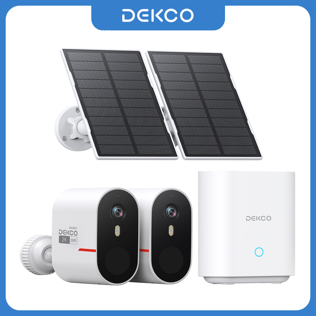 Smart Home Security System - Sistema di Telecamere Solari WiFi Dekco