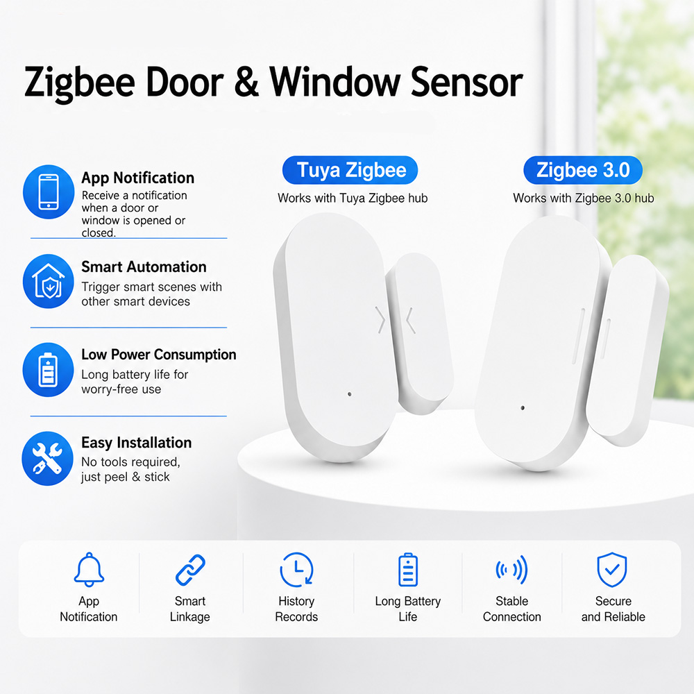 Door Window Sensor - Sensore per Porte e Finestre Zigbee