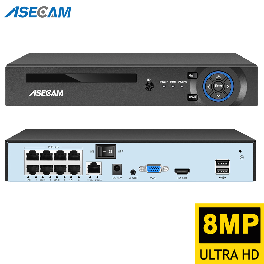Security Ip Camera - Super 8MP POE NVR Videoregistratore Audio