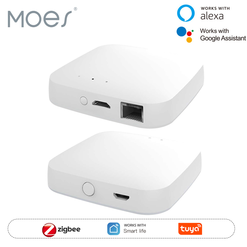 Smart Home Dashboard - MOES Tuya ZigBee3.0 Smart Hub, Gateway