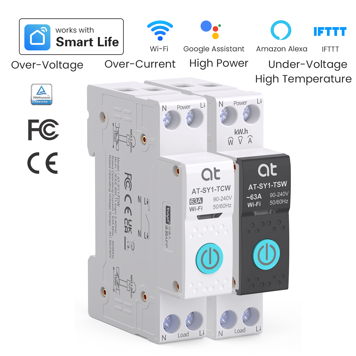 Tuya Smart Switch - Tuya WiFi Interruttore Intelligente 1P +