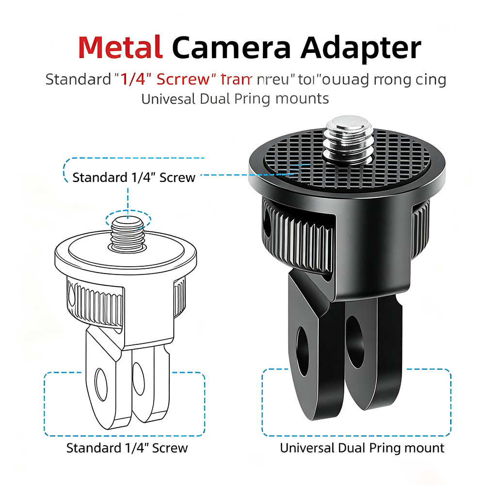 Smart Home Camera Ezviz - Adattatore per Fotocamera con Filettatura CNC