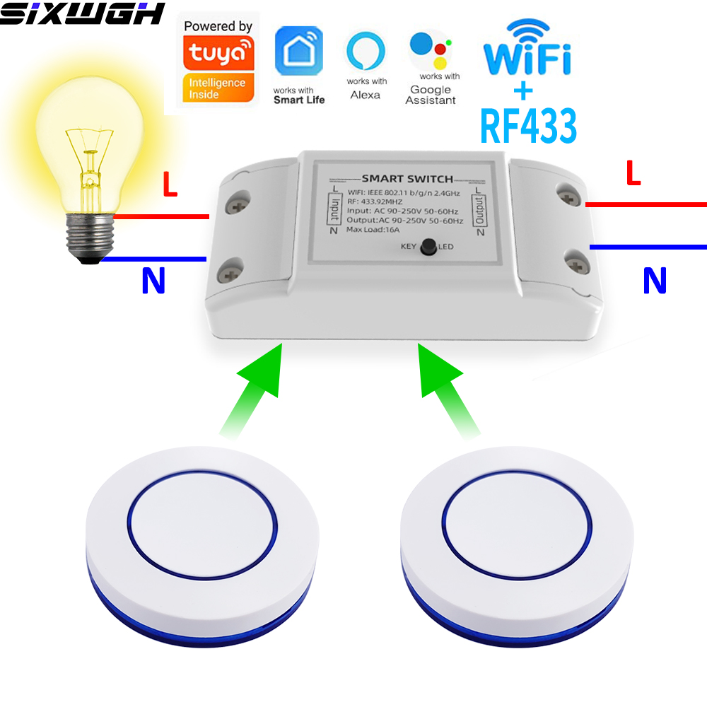 Tuya Smart Switch - Interruttore Intelligente WiFi Tuya 16A, Controllo