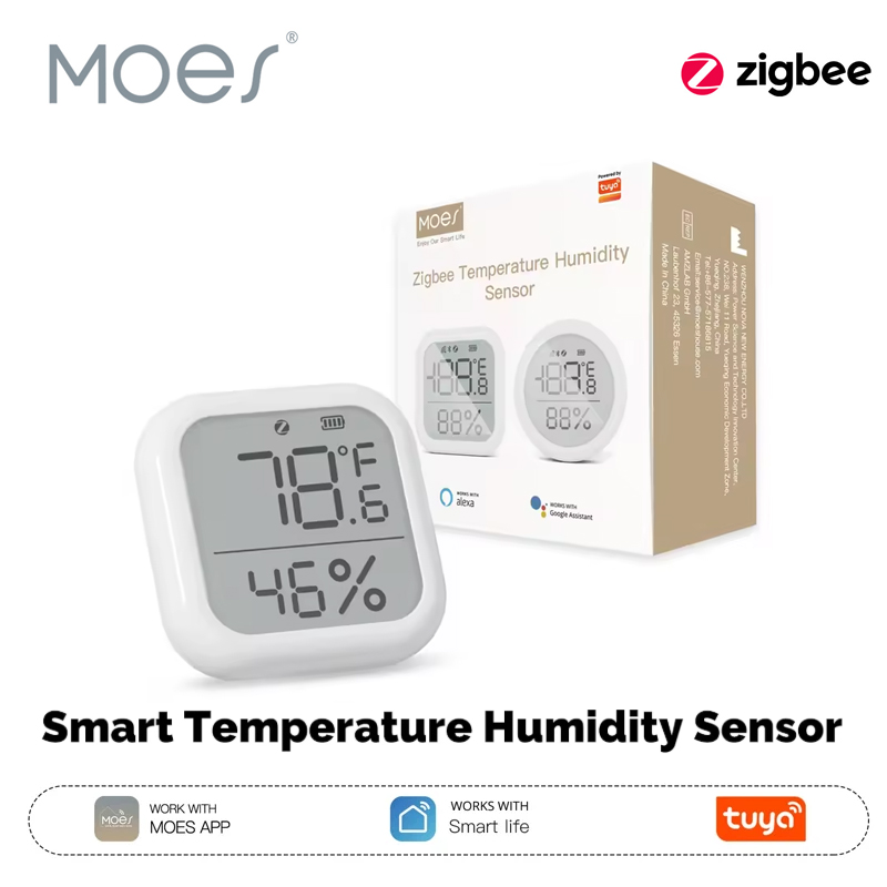 Smart Home Gira - Sensore di temperatura e umidità MOES