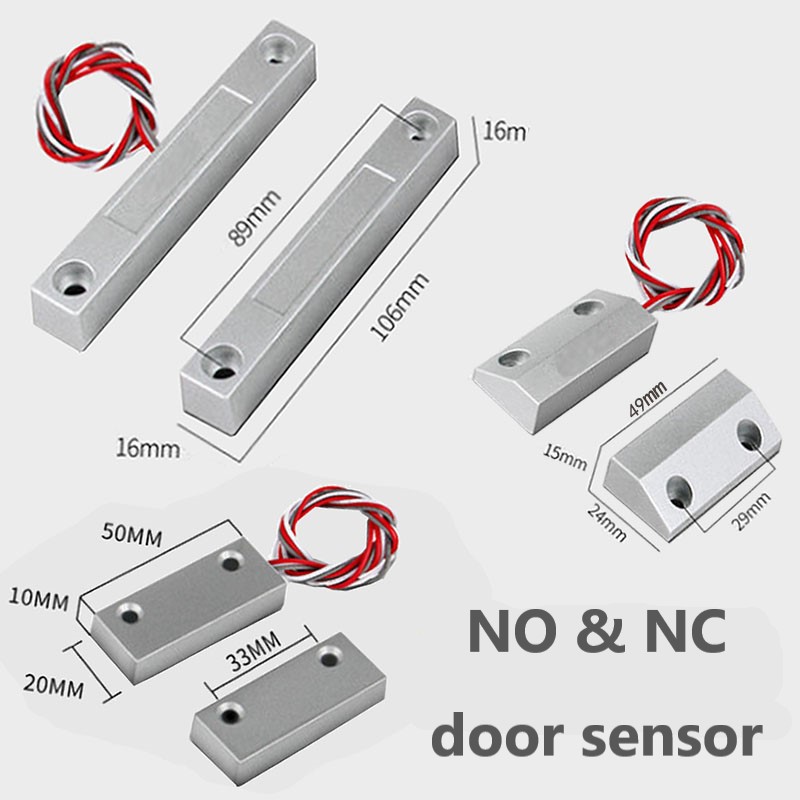 Door Window Sensor - NC NO Sensore porta Cavo cablato