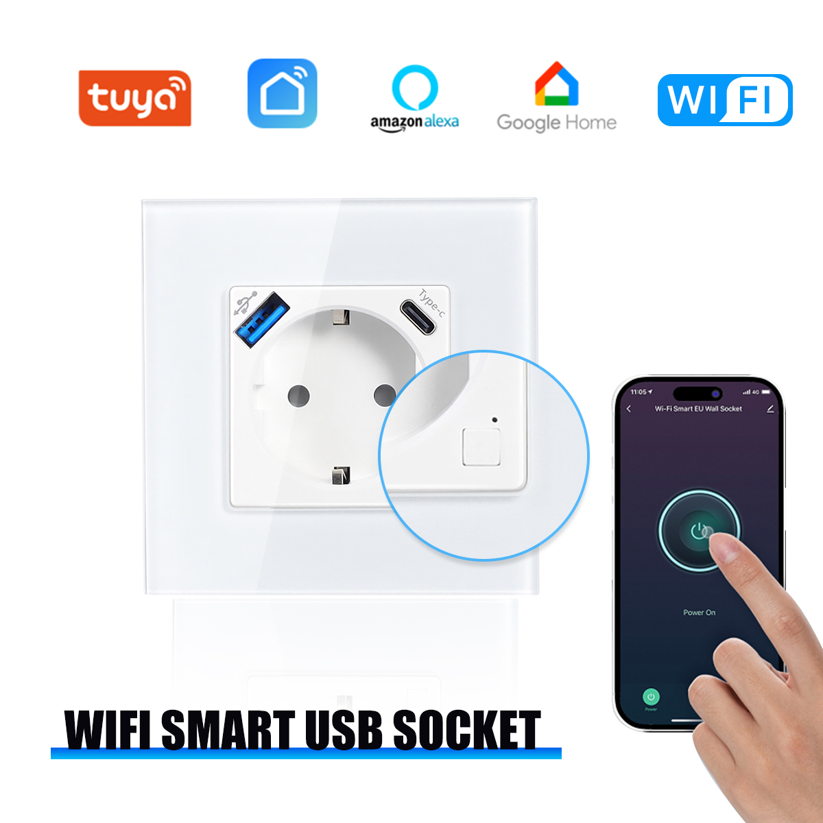 Smart Home Energy Monitor - Presa Intelligente GEYA WiFi EU con