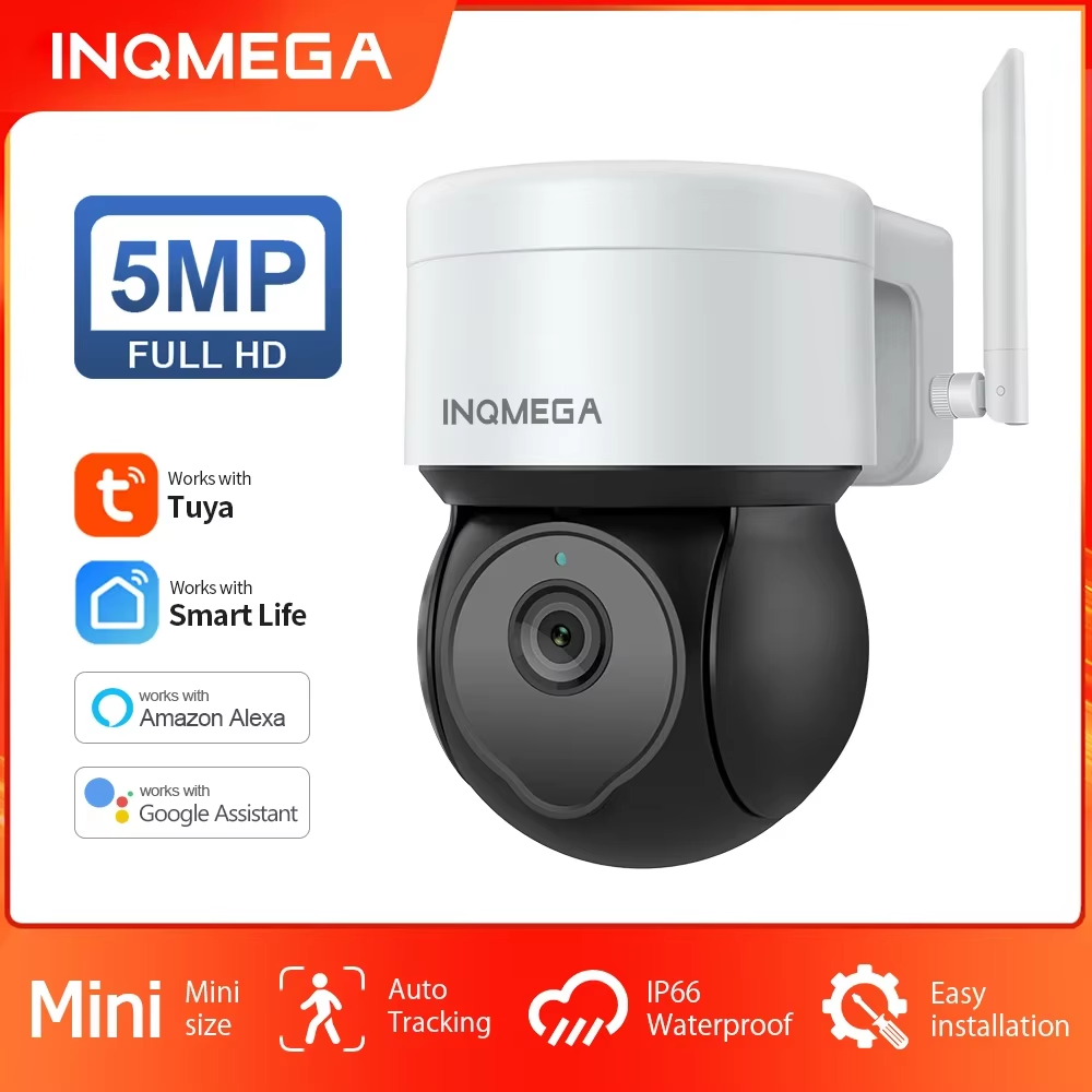 Smart Home Camera Ezviz - INQMEGA 5MP Tuya Telecamera PTZ esterna