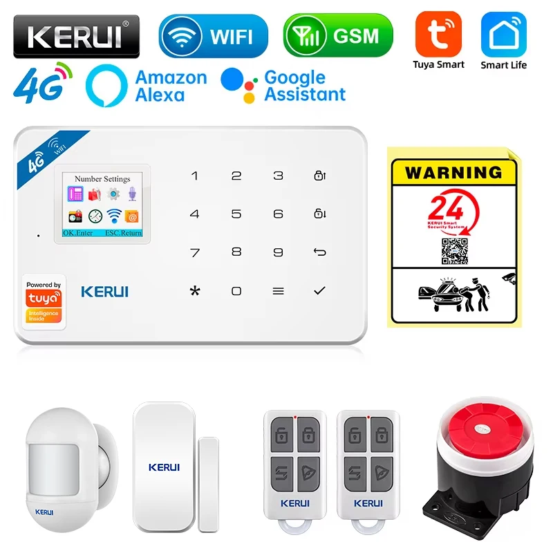 Smart Home Demo Kit - KERUI Kit sistema di allarme di