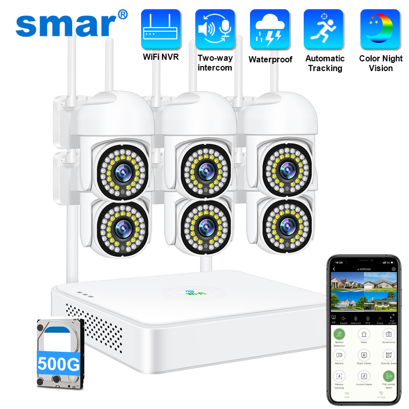 Smart Home Security System - Sistema di Telecamere di Sicurezza Wireless