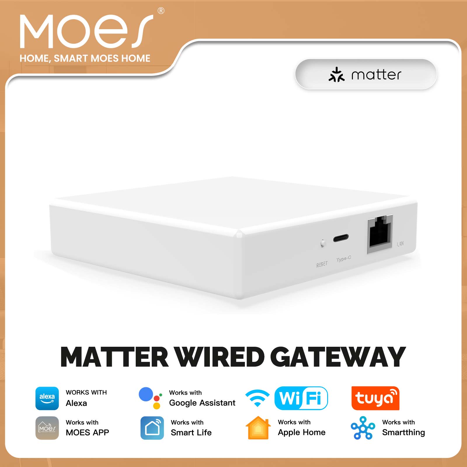Smart Home Gira - MOES Tuya ZigBee Matter Thread Gateway