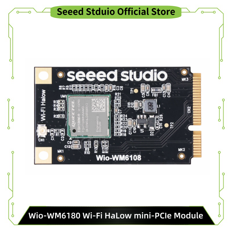 Smart Home Dashboard - Wio-WM6108 Modulo Wi-Fi HaLow Mini PCIe