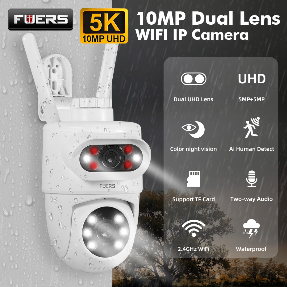 Smart Home Camera Ezviz - FUERS 5K 10MP Telecamera IP a