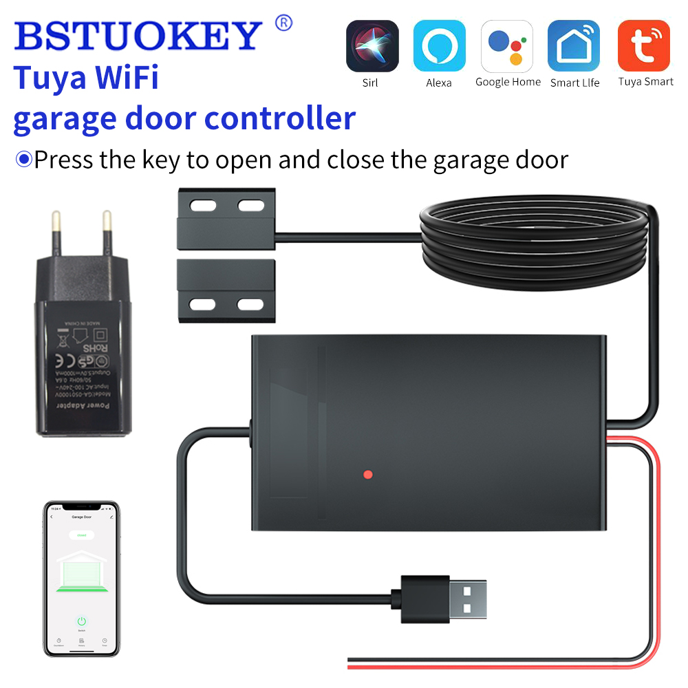 Smart Garage Door Opener - Tuya Garage Door Controller Smart Home