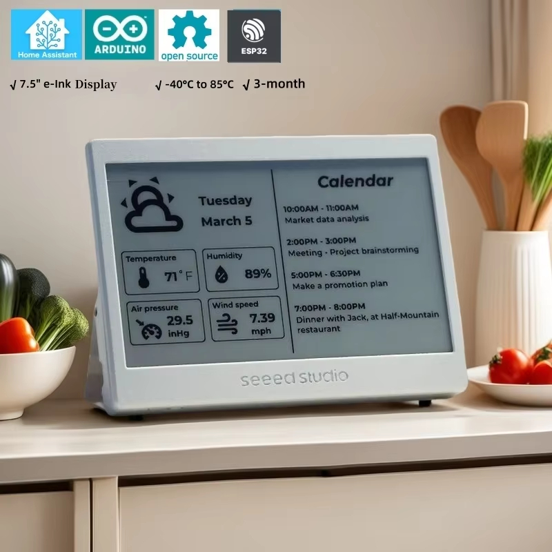 XIAO ESP32 ePaper Panel Scherm - Smart Home Dashboard recensione e prezzo
