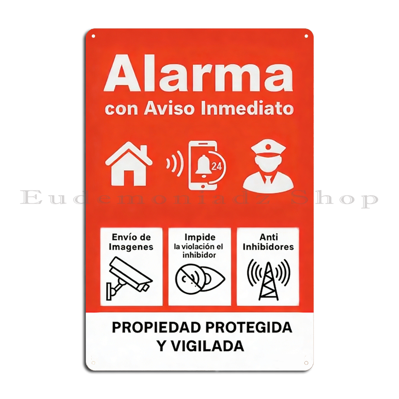 Targa in Metallo Vintage con S - Smart Home Security System recensione e prezzo