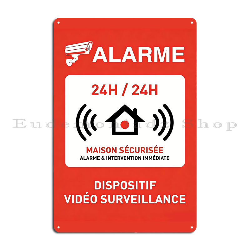 Targa in Metallo Vintage con S - Smart Home Security System recensione e prezzo