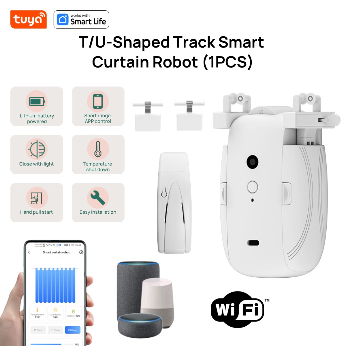 Robot per tende Tuya Smart WiF - Smart Home Gira recensione e prezzo