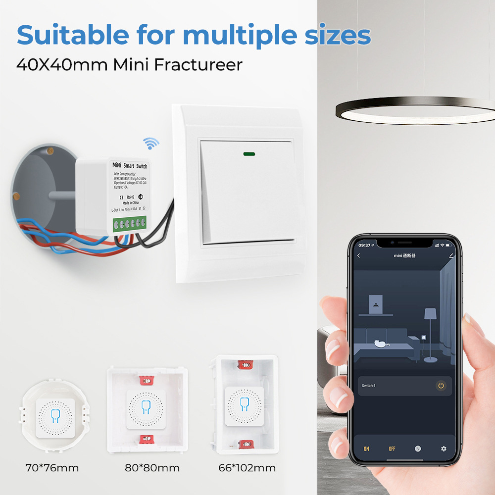 16A Tuya WiFi Smart Switch Con - Smart Home Energy Monitor recensione e prezzo