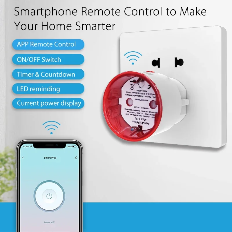 Presa Smart WiFi Tuya EU con m - Smart Home Energy Monitor recensione e prezzo