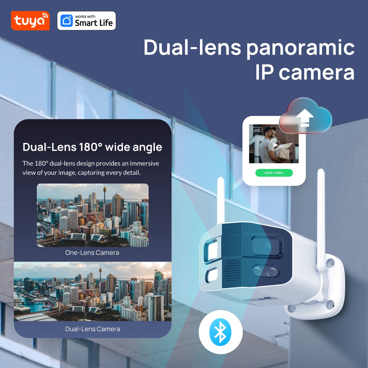 Tuya Smart 4MP 2,5K Doppia len - Smart Home Camera Ezviz recensione e prezzo