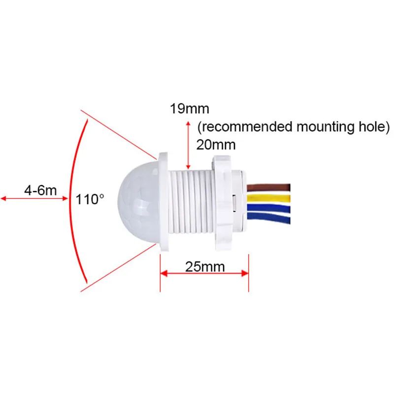 2PCS Smart PIR Sensore Rivelat - Pir Motion Sensor recensione e prezzo