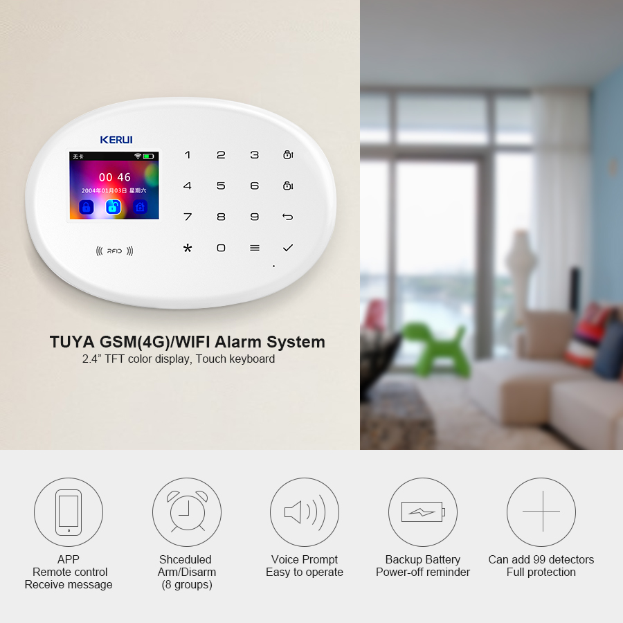 KERUI W202 Kit sistema di alla - Smart Home Demo Kit recensione e prezzo