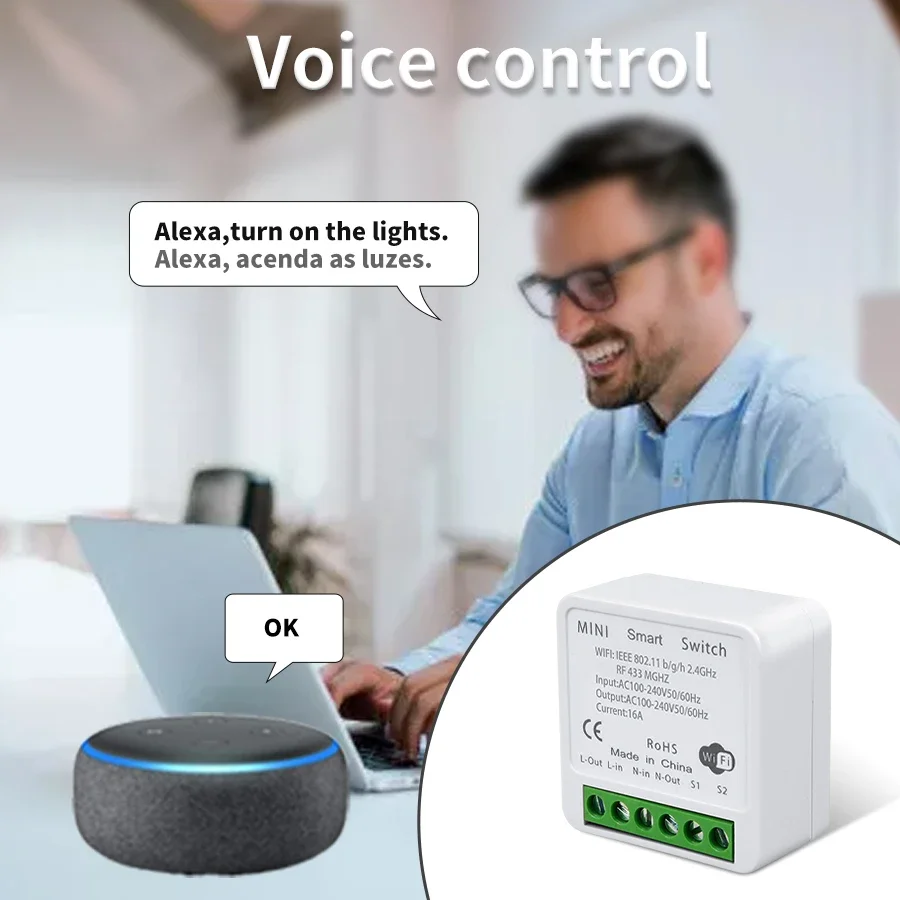 Wifi RF 433 MHz Smart Switch T - Smart Home Dashboard recensione e prezzo