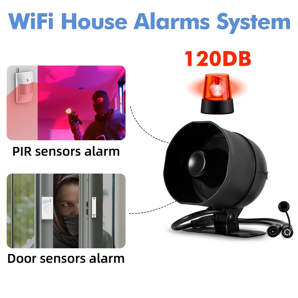 KERUI 120db Sirena Sistema di  - Smart Home Demo Kit recensione e prezzo