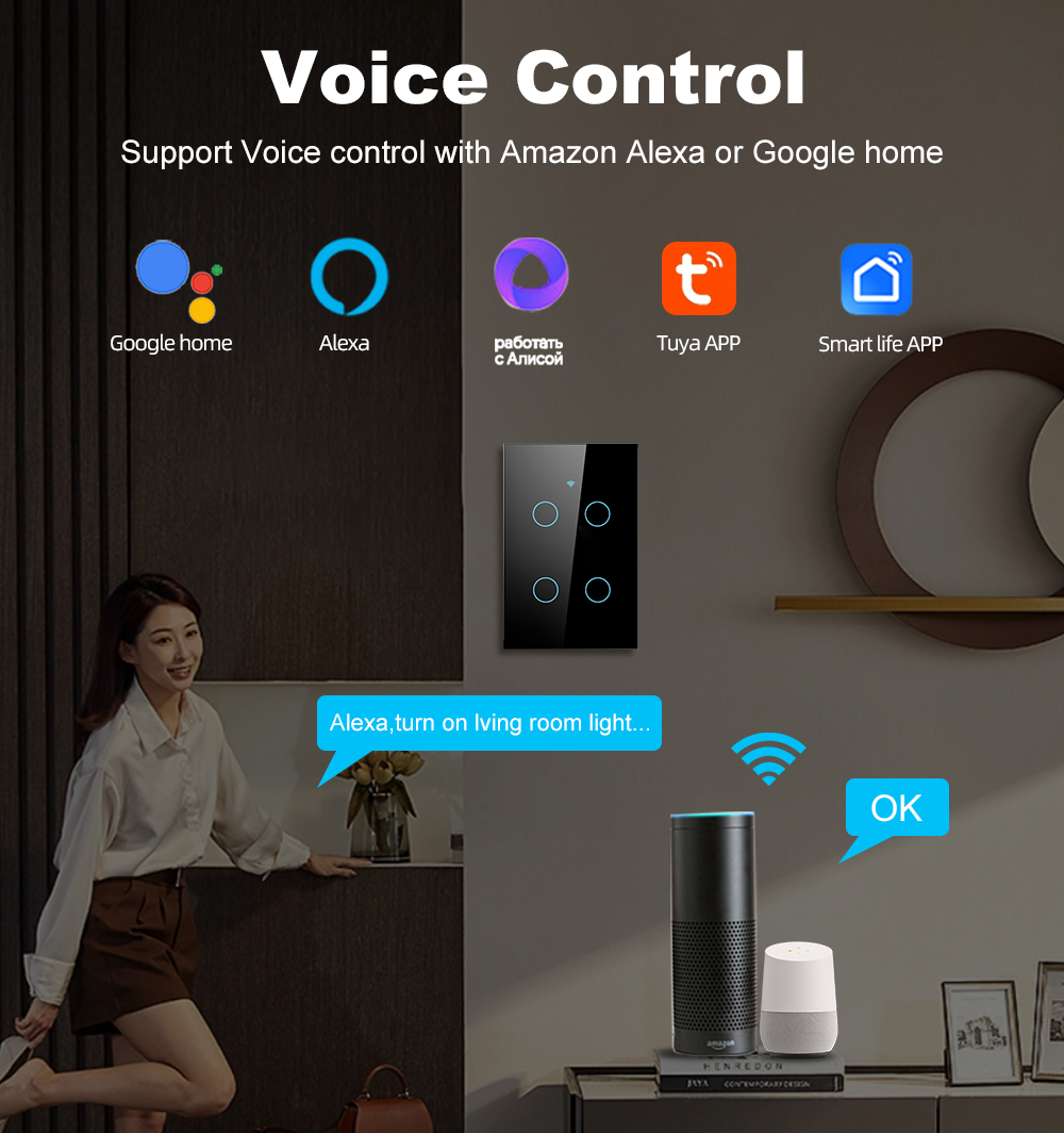 Interruttore a Muro Touch Smar - Smart Home Dashboard recensione e prezzo