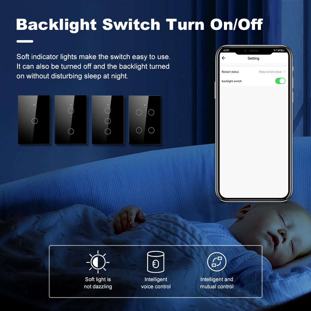 Interruttore a Muro Touch Smar - Smart Home Dashboard recensione e prezzo