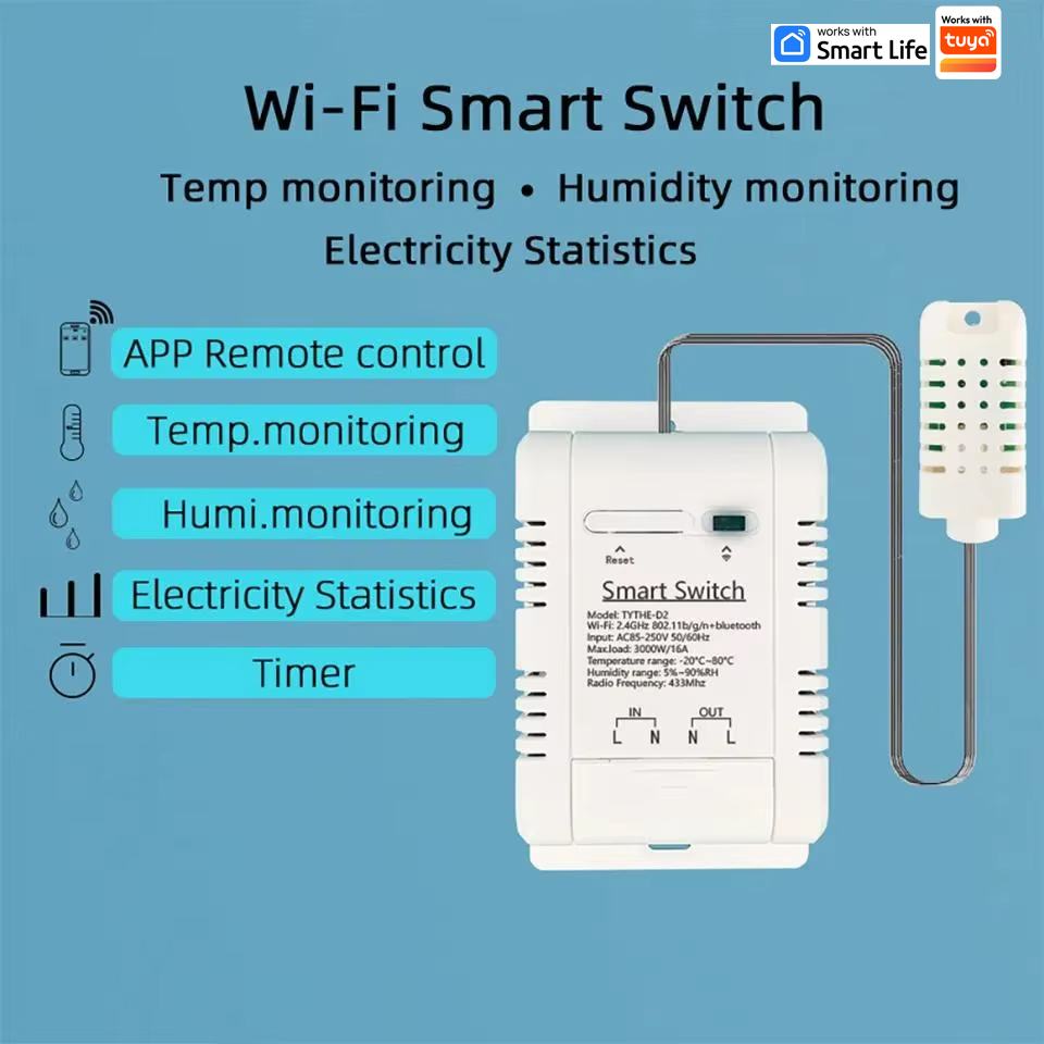 Termostato WiFi 16A 3000W Comp - Smart Home Energy Monitor recensione e prezzo