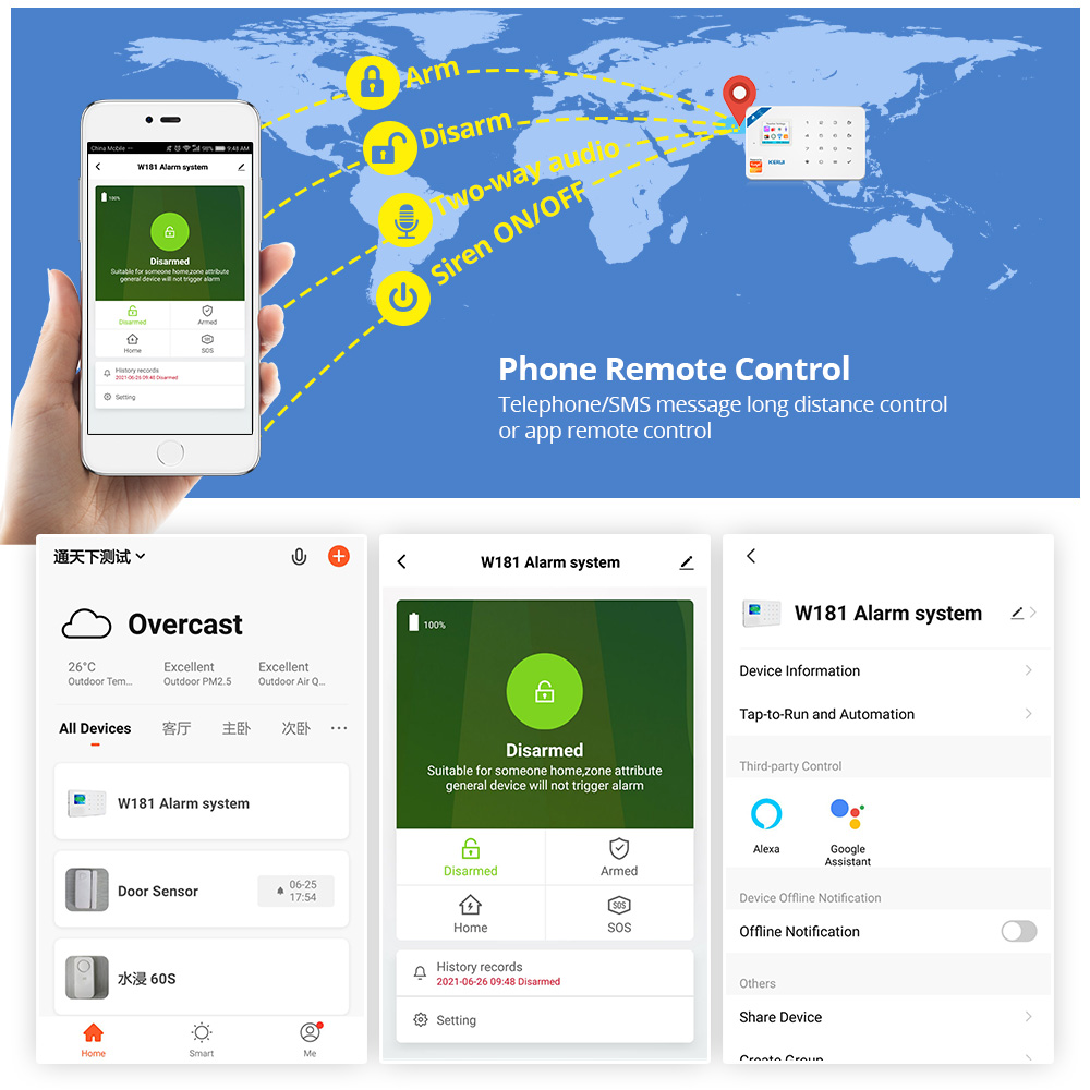 KERUI Kit sistema di allarme d - Smart Home Demo Kit recensione e prezzo