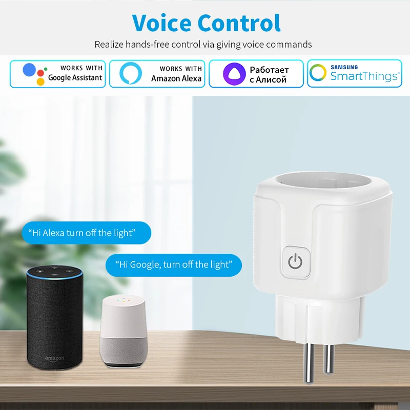 Tuya Smart Socket EU 16A AC100 - Smart Home Energy Monitor recensione e prezzo