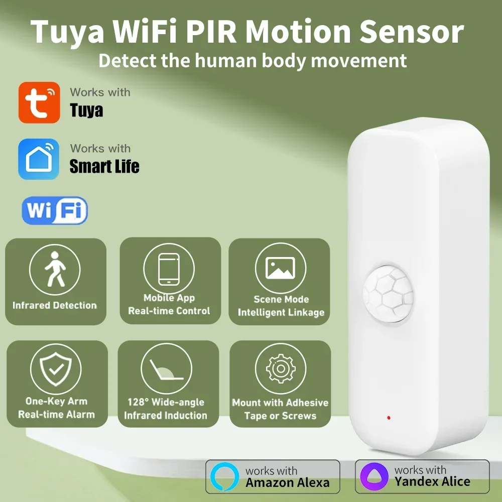 Tuya WiFI Sensore di movimento - Pir Motion Sensor recensione e prezzo
