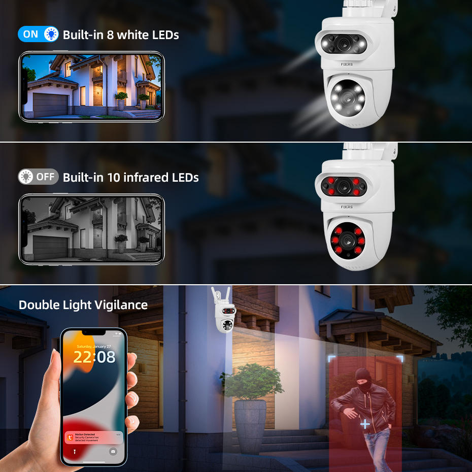 FUERS 5K 10MP Telecamera IP a  - Smart Home Camera Ezviz recensione e prezzo