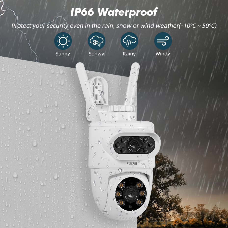 FUERS 5K 10MP Telecamera IP a  - Smart Home Camera Ezviz recensione e prezzo